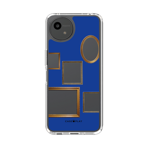 スリムプロテクションケース［ Photo Frames - Blue ］