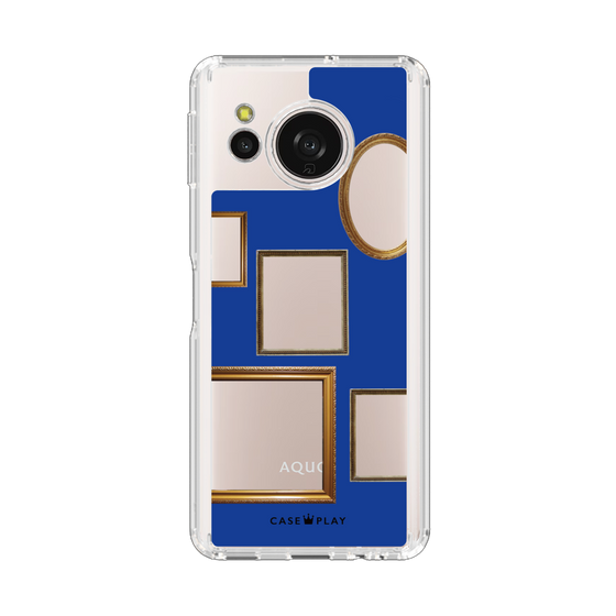 スリムプロテクションケース［ Photo Frames - Blue ］