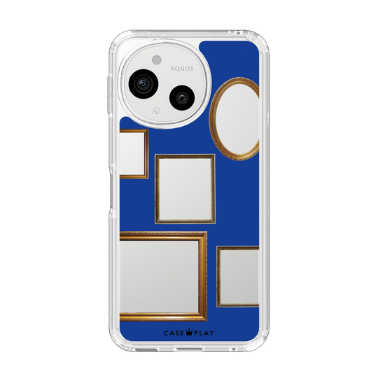 スリムプロテクションケース［ Photo Frames - Blue ］