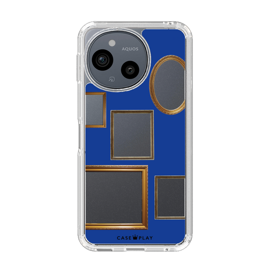 スリムプロテクションケース［ Photo Frames - Blue ］