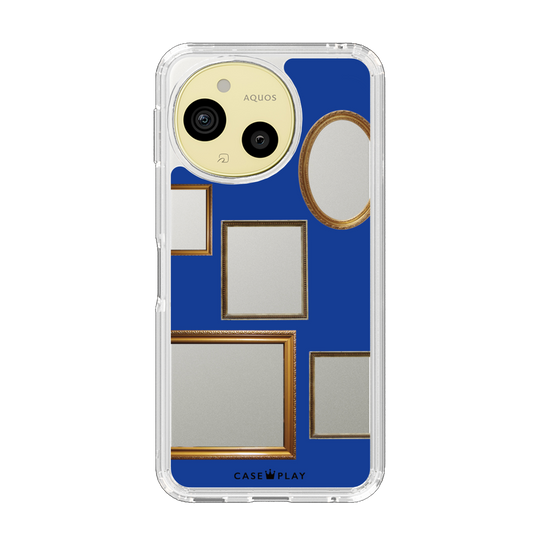 スリムプロテクションケース［ Photo Frames - Blue ］