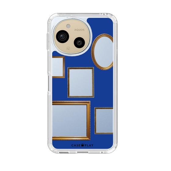 スリムプロテクションケース［ Photo Frames - Blue ］