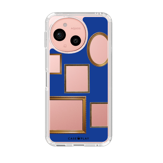 スリムプロテクションケース［ Photo Frames - Blue ］