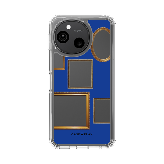 スリムプロテクションケース［ Photo Frames - Blue ］