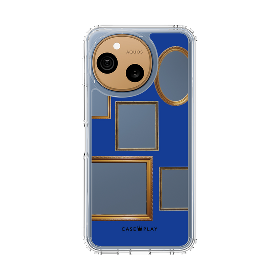 スリムプロテクションケース［ Photo Frames - Blue ］