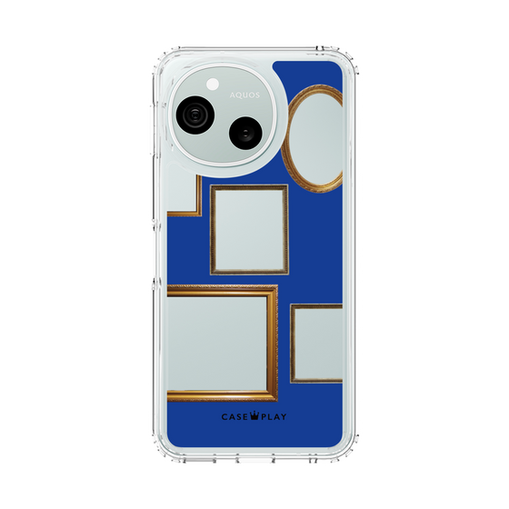 スリムプロテクションケース［ Photo Frames - Blue ］