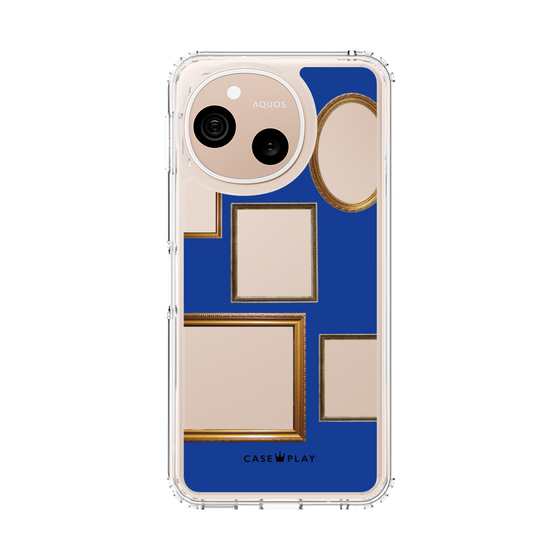 スリムプロテクションケース［ Photo Frames - Blue ］