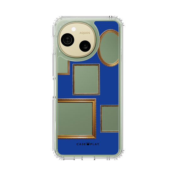 スリムプロテクションケース［ Photo Frames - Blue ］