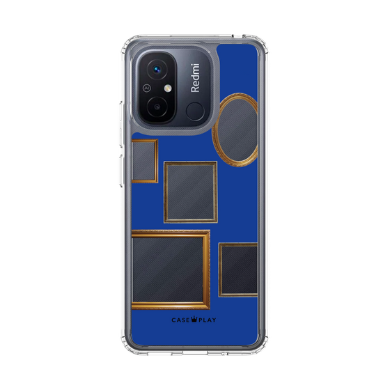 スリムプロテクションケース［ Photo Frames - Blue ］