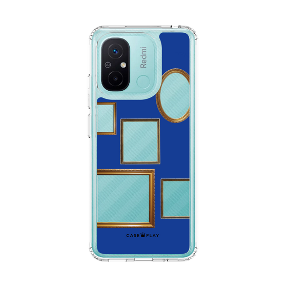 スリムプロテクションケース［ Photo Frames - Blue ］