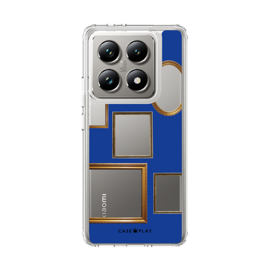 スリムプロテクションケース［ Photo Frames - Blue ］