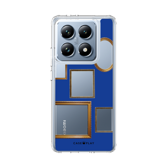スリムプロテクションケース［ Photo Frames - Blue ］
