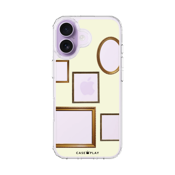 スリムプロテクションケース［ Photo Frames - Ivory ］