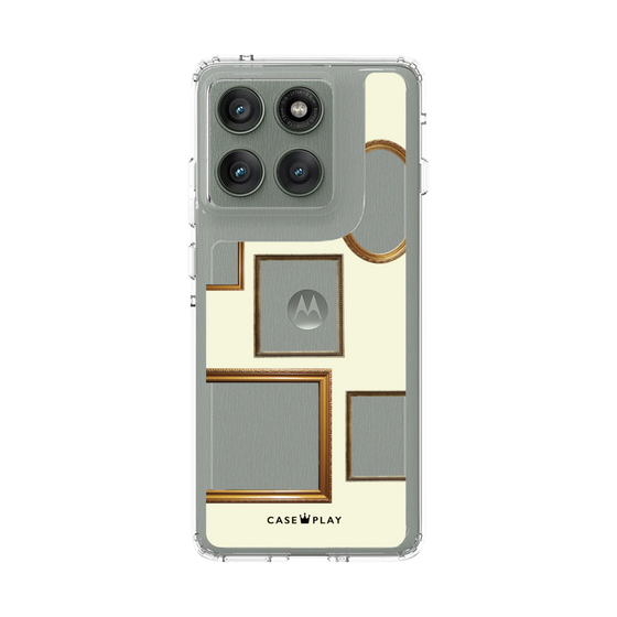 スリムプロテクションケース［ Photo Frames - Ivory ］