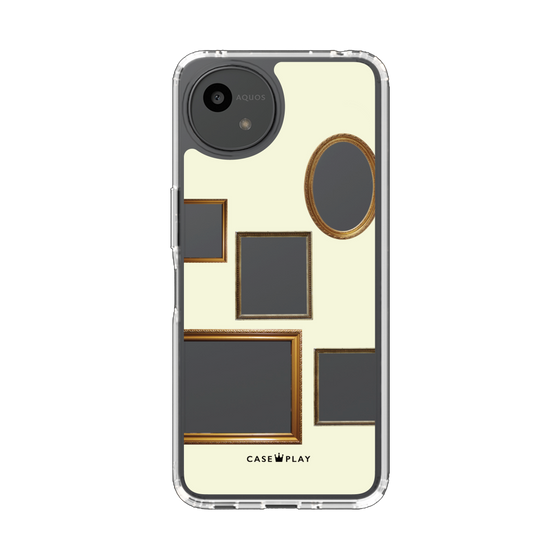 スリムプロテクションケース［ Photo Frames - Ivory ］