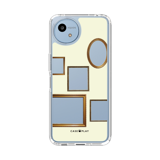 スリムプロテクションケース［ Photo Frames - Ivory ］