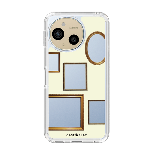 スリムプロテクションケース［ Photo Frames - Ivory ］