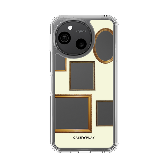 スリムプロテクションケース［ Photo Frames - Ivory ］