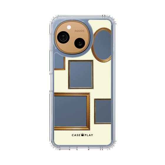 スリムプロテクションケース［ Photo Frames - Ivory ］