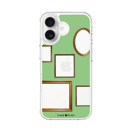 スリムプロテクションケース［ Photo Frames - Light Green ］