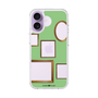 スリムプロテクションケース［ Photo Frames - Light Green ］