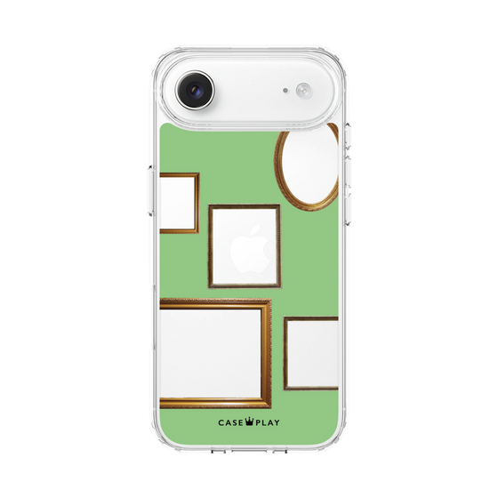 スリムプロテクションケース［ Photo Frames - Light Green ］