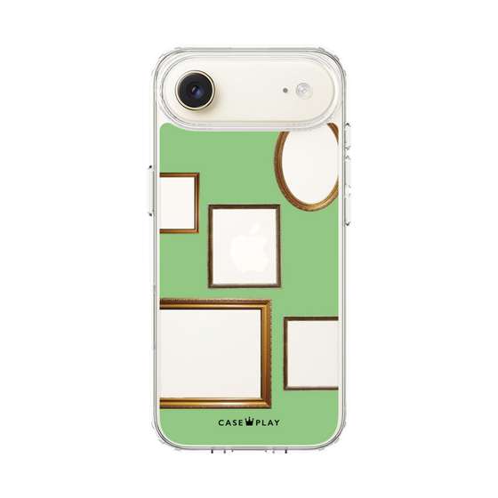 スリムプロテクションケース［ Photo Frames - Light Green ］