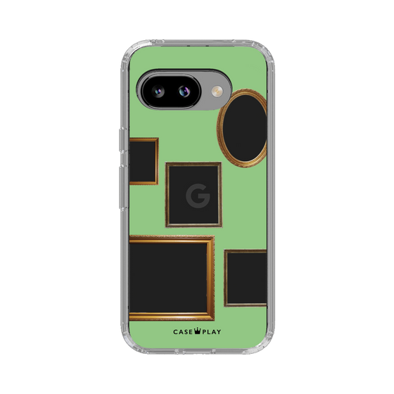 スリムプロテクションケース［ Photo Frames - Light Green ］