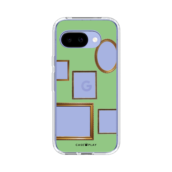 スリムプロテクションケース［ Photo Frames - Light Green ］
