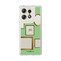 スリムプロテクションケース［ Photo Frames - Light Green ］