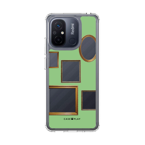 スリムプロテクションケース［ Photo Frames - Light Green ］