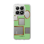 スリムプロテクションケース［ Photo Frames - Light Green ］