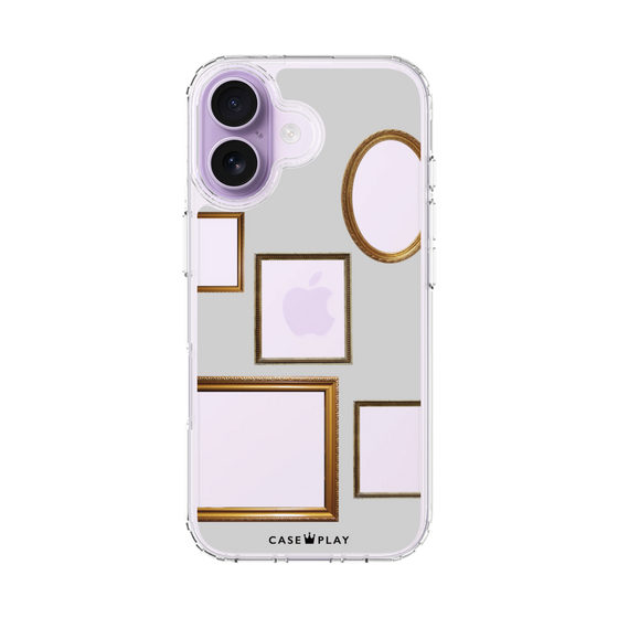 スリムプロテクションケース［ Photo Frames - Light Gray ］