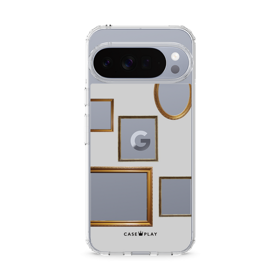スリムプロテクションケース［ Photo Frames - Light Gray ］