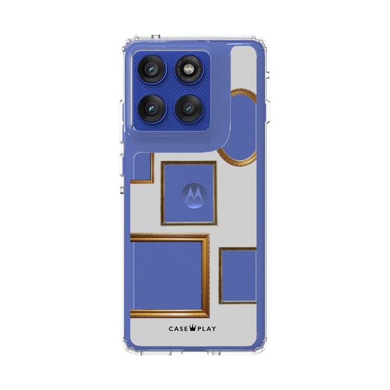 スリムプロテクションケース［ Photo Frames - Light Gray ］