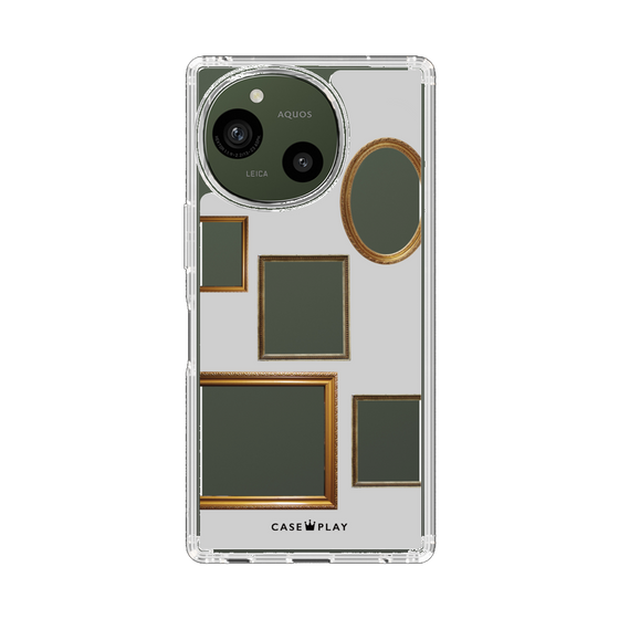 スリムプロテクションケース［ Photo Frames - Light Gray ］