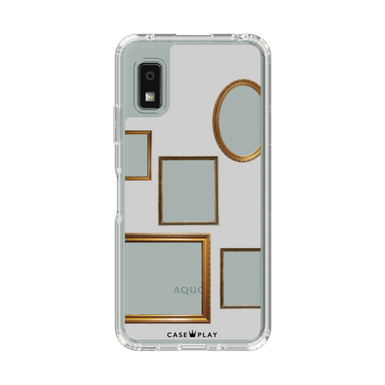 スリムプロテクションケース［ Photo Frames - Light Gray ］