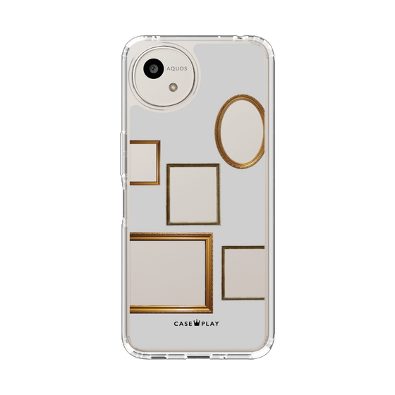 スリムプロテクションケース［ Photo Frames - Light Gray ］