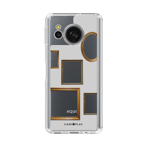 スリムプロテクションケース［ Photo Frames - Light Gray ］