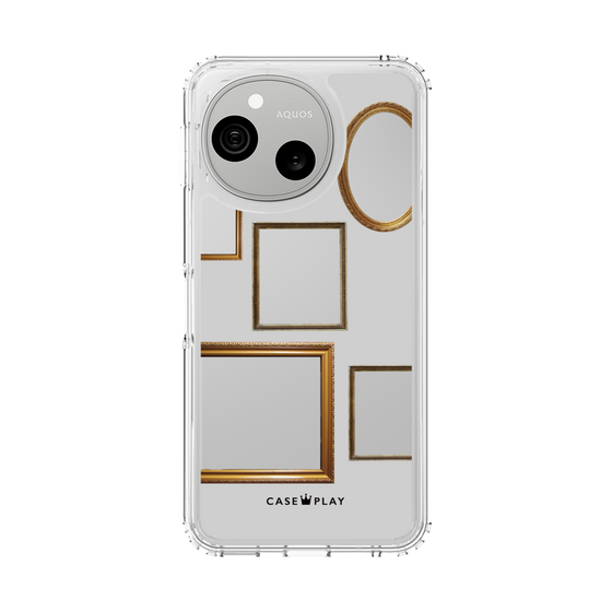 スリムプロテクションケース［ Photo Frames - Light Gray ］