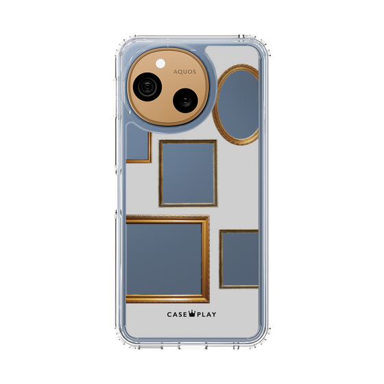 スリムプロテクションケース［ Photo Frames - Light Gray ］