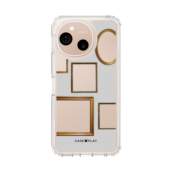 スリムプロテクションケース［ Photo Frames - Light Gray ］