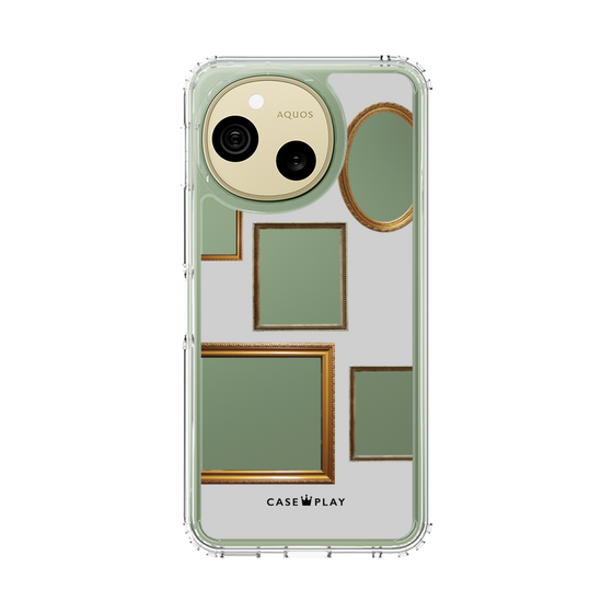 スリムプロテクションケース［ Photo Frames - Light Gray ］