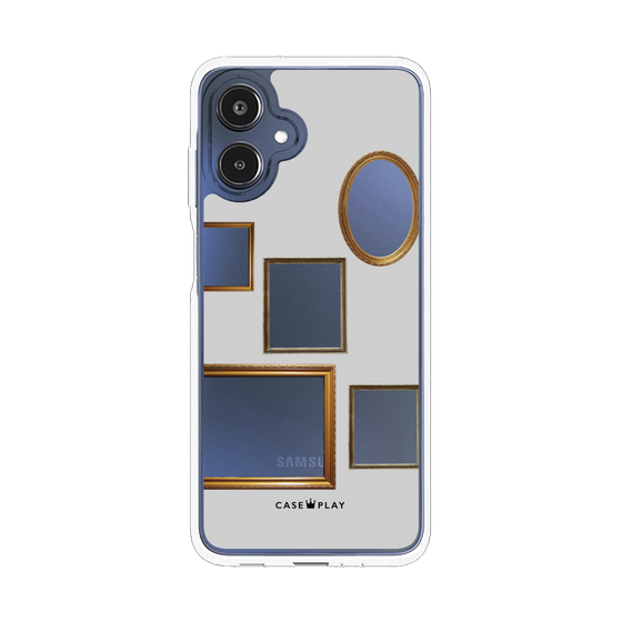 スリムプロテクションケース［ Photo Frames - Light Gray ］