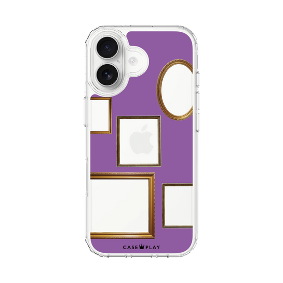 スリムプロテクションケース［ Photo Frames - Purple ］