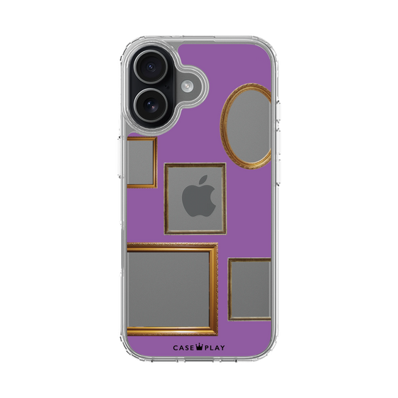 スリムプロテクションケース［ Photo Frames - Purple ］