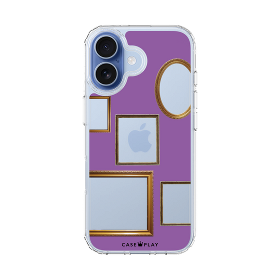 スリムプロテクションケース［ Photo Frames - Purple ］