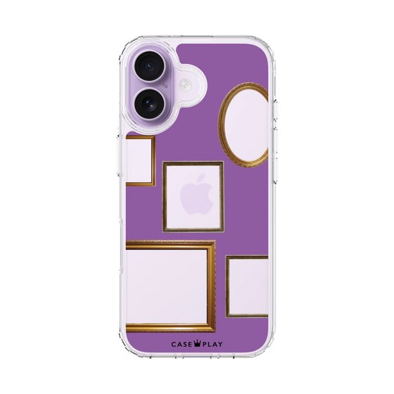 スリムプロテクションケース［ Photo Frames - Purple ］