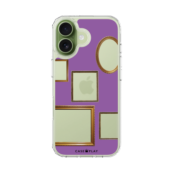 スリムプロテクションケース［ Photo Frames - Purple ］
