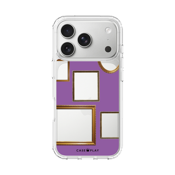 スリムプロテクションケース［ Photo Frames - Purple ］